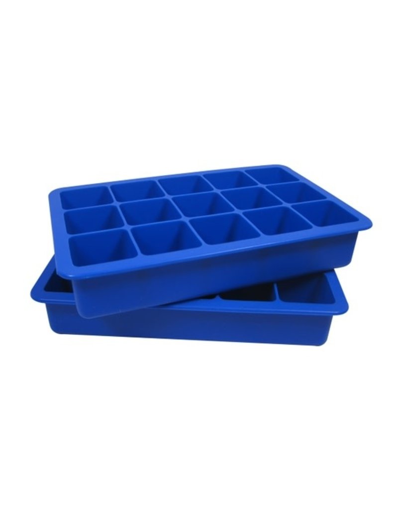 Kitchen Basics Ice Cube Tray 15-Cube Blue