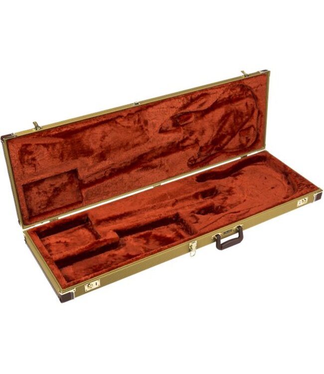 Fender Classic Series Wood Case - Precision Bass/Jazz Bass, Tweed