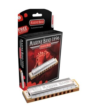 Hohner Hohner Marine Band 1896 Harmonica,  "G"