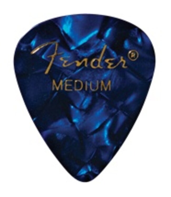 Fender Blue Moto Medium Picks, 12-pack