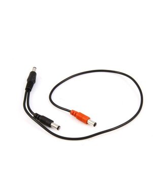 VooDoo Lab Voodoo Lab PPEH24 18" Voltage doubler: Two 2.1mm Straight Barrels to 2.5mm Straight Barrel Reverse Polarity