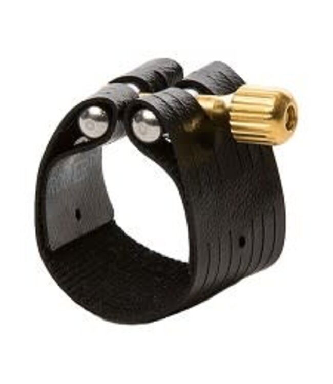 Rovner Alto Sax Ligature, Hard Rubber - Dark