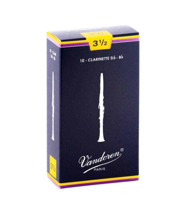 Vandoren Vandoren Traditional Bb Clarinet #3.5 Reed - 10ct Box
