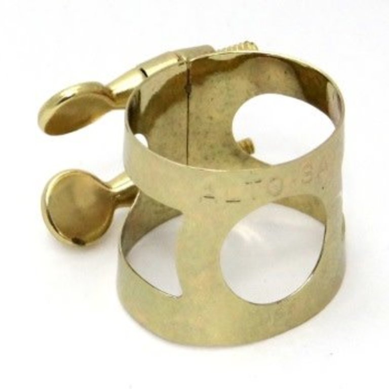 APM Ligature Gold Plated Alto Sax Sims Music