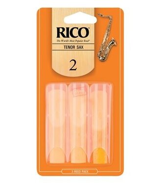 Rico Rico by D'Addario - Tenor Sax Reeds, Strength 2, 3-pack