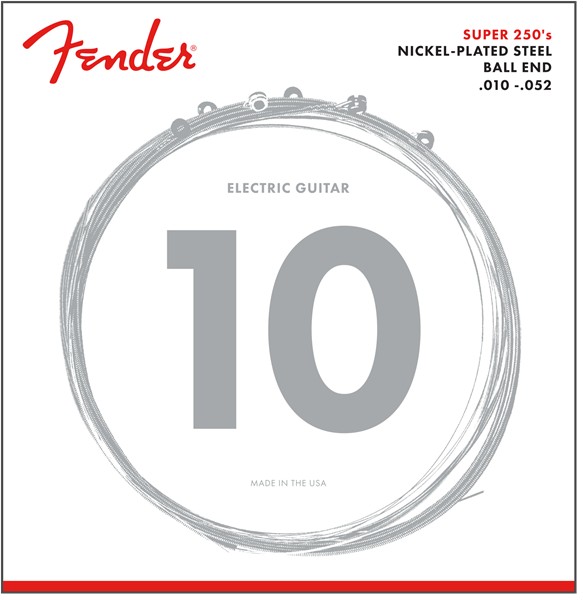 Fender 250R Nickle Plated Electric Guitar Strings 10-46 - Sims Music