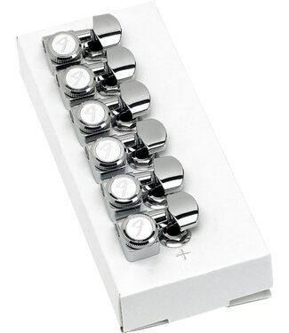 Fender Fender Locking Stratocaster/Telecaster Tuning Machines (Polished Chrome) (6)