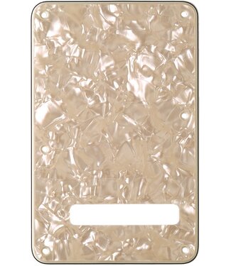 Fender Fender Stratocaster Backplate, White Moto