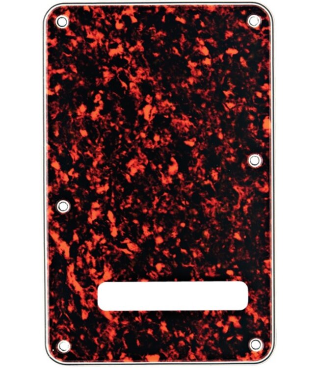 Fender Backplate, Stratocaster, Tortoise Shell, 4-Ply