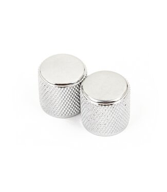 Fender Fender Tele/P Bass Knobs, Chrome, 2pk