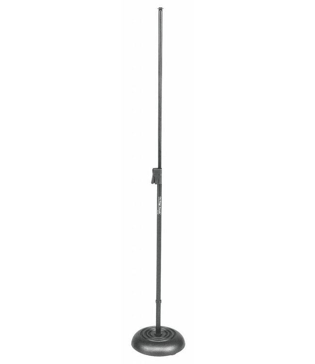 On-Stage MS7201QRB Quick Release Round Base Mic Stand-Black