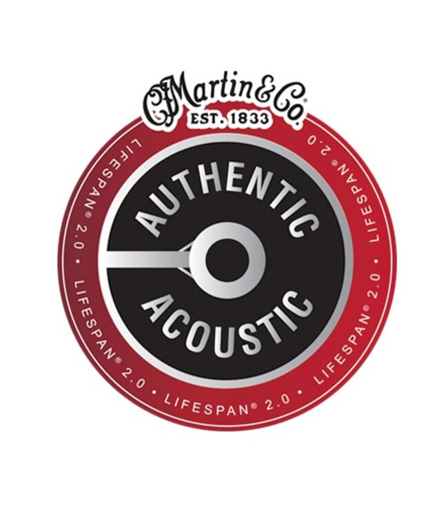 Martin MA150T Authentic 80/20 Lifespan 2.0 Treated String Set, Medium 13-56