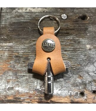 Tackle Instrument Supply Co Tackle Leather Drum Key Case - Saddle Tan