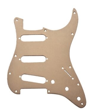 Fender Fender Stratocaster SSS Gold Anodized Aluminum Pickguard, 11 Hole