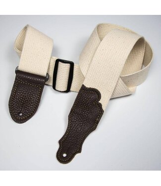 Franklin Franklin 2" Cotton Strap, Natural/Chocolate