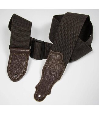 Franklin Franklin 2" Cotton Strap, Chocolate/Chocolate