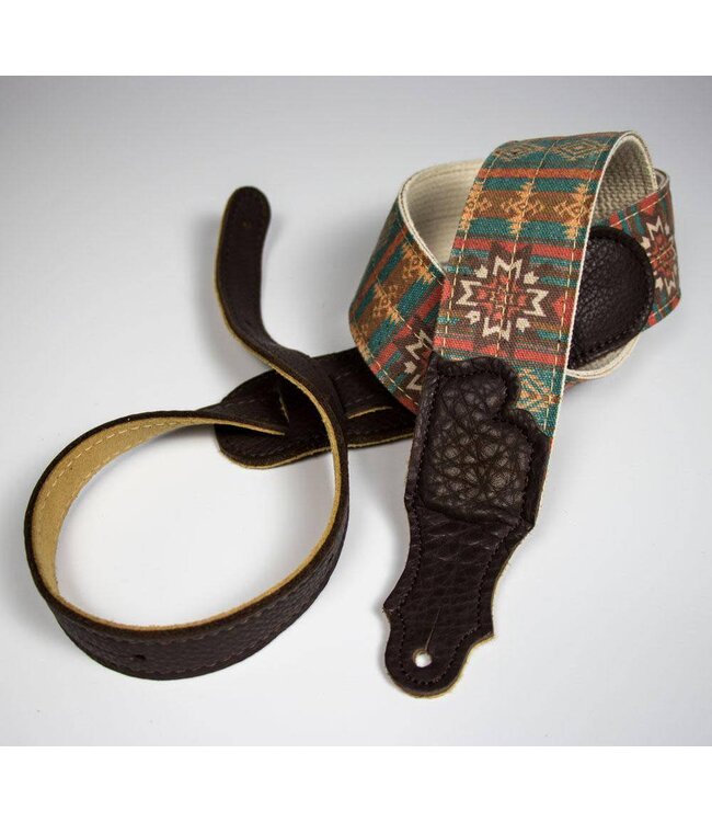 Franklin 2" Old Aztec Strap, Turquoise