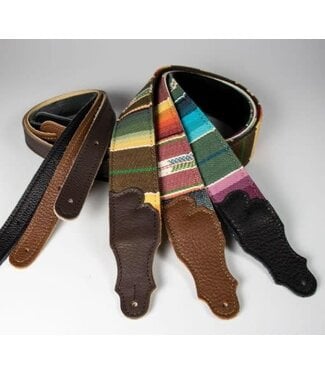 Franklin Franklin 2" Saddle Blanket Strap, Earth Tones, Chocolate Ends