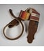 Franklin 2" Saddle Blanket Strap, Earth Tones, Chocolate Ends