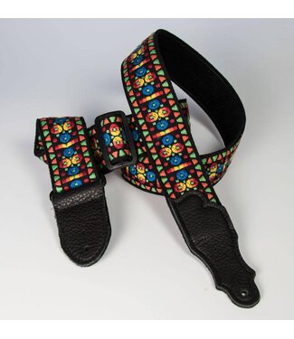 Franklin Franklin 2" Retro Folk Strap, Blue-Orange