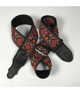 Franklin Franklin 2" Retro Folk Strap, Red-Bronze