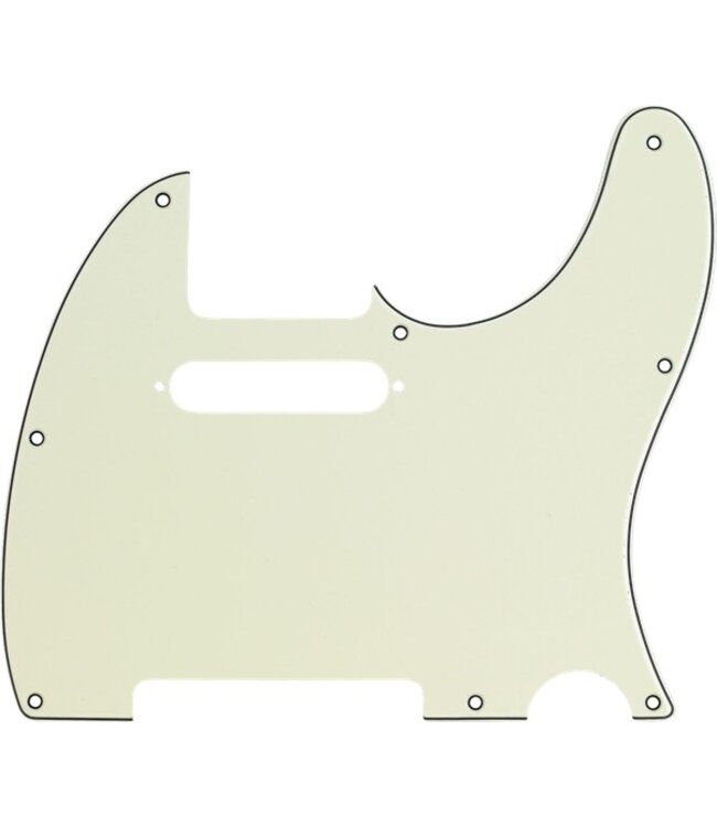 Fender Pickguard, Telecaster, 8-Hole Mount, Mint Green, 3-Ply