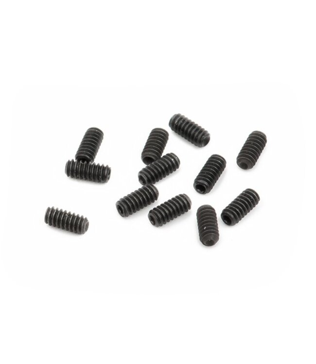 Fender American Bridge Saddle Height Adjustment Screws (1/4"), Black (12)