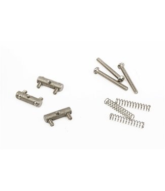 Fender Fender American Vintage Telecaster Threaded Bridge Saddles, Nickel (3)