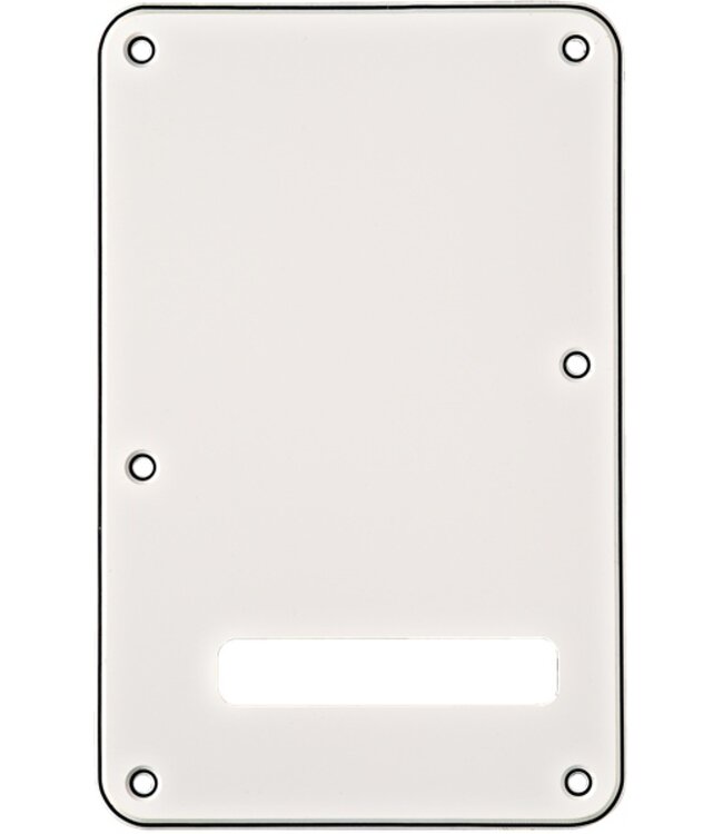 Fender Backplate, Stratocaster®, White (W/B/W), 3-Ply