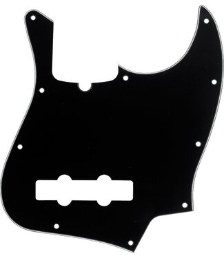 Fender Fender Jazz Bass Pickguard, 10-Hole Mount (with Truss Rod Notch), B/W/B, 3-Ply