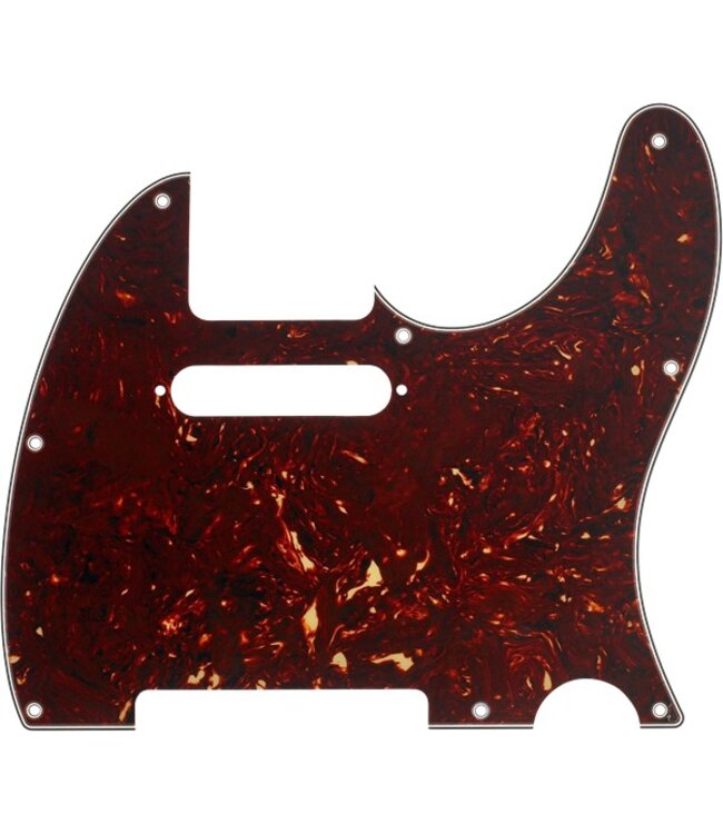 Fender Fender Pickguard, Telecaster® 8-Hole Mount, Tortoise Shell, 4-Ply