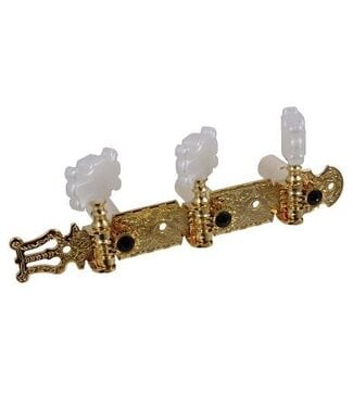 Allparts Allparts TK-0125 Classical Tuner Set with Square White Buttons