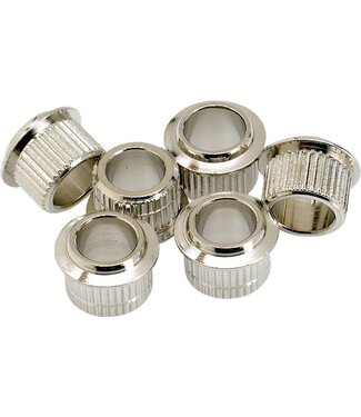 Fender Fender Vintage-Style Guitar Tuning Machine Bushings (6), Nickel