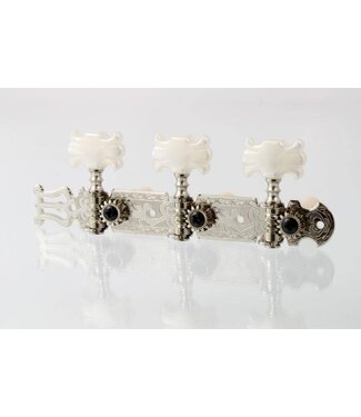 Allparts Allparts TK-0124-001 Nickel Classical Tuner Set with Butterfly Buttons
