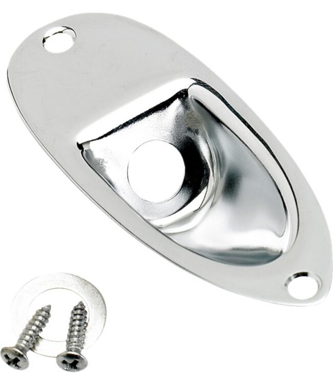 Fender Stratocaster Jack Ferrules, Chrome