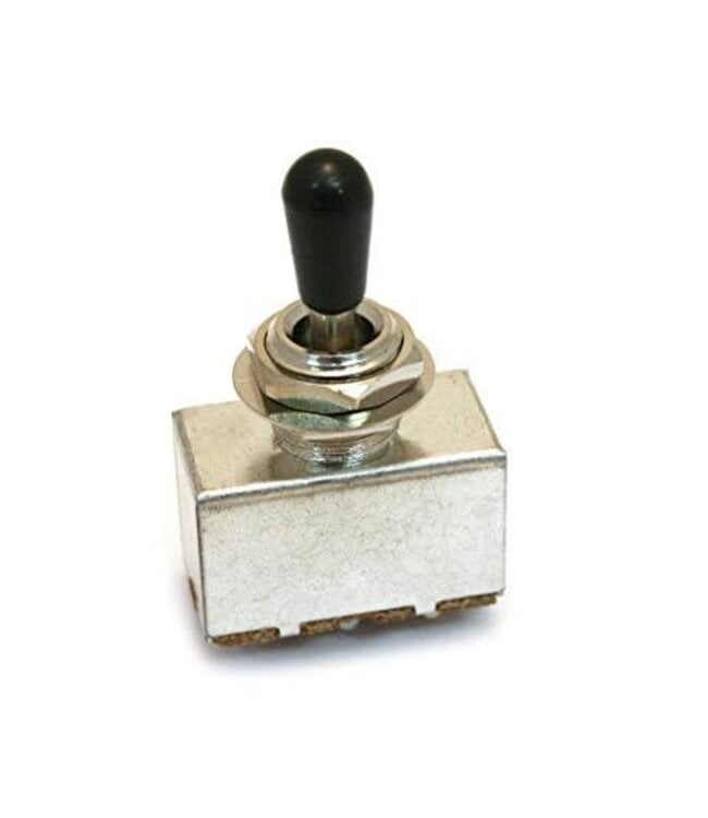 Allparts EP-4366 Korean Boxed Toggle Switch with Black Knob