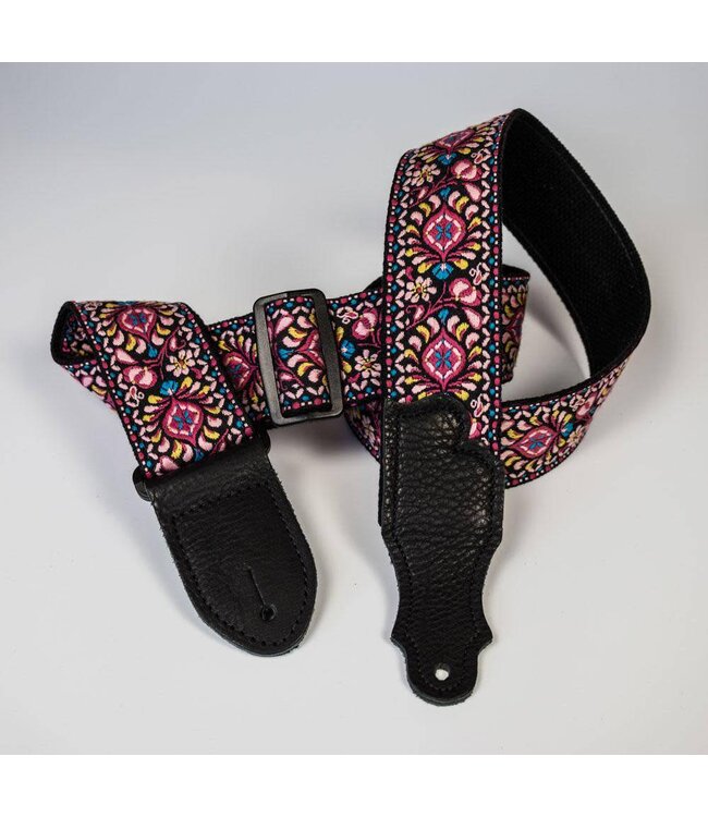 Franklin 2" Retro Folk Strap, Pink