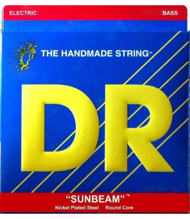 DR NMR-45 Sunbeam 4-String Nickel-Plated Bass Set, 45-105