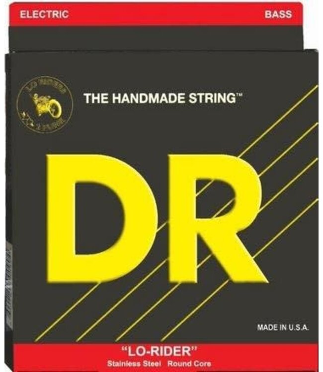 DR DR Lo-Rider 5 String Bass, Medium, 45-125