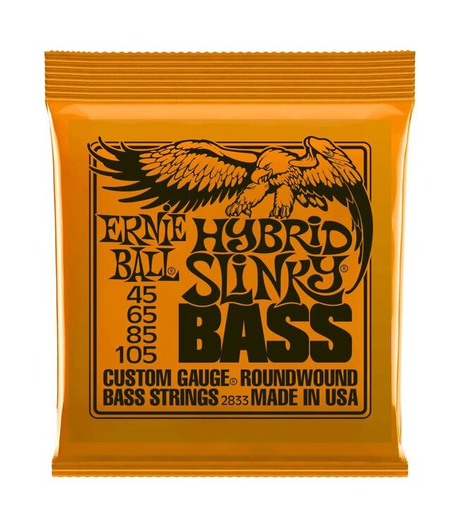 Ernie Ball 4 String, Hybrid Slinky, Nickel, 45-105