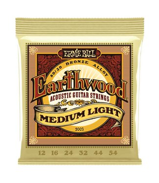 Ernie Ball Ernie Ball Earthwood Medium Light 80/20 Bronze Acoustic
