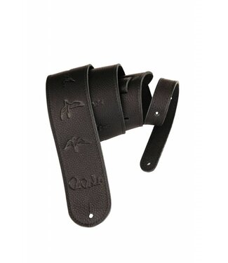 PRS PRS Leather Birds Strap, Black