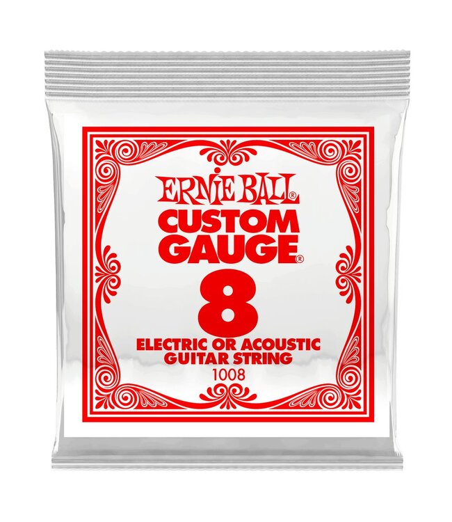 Ernie Ball .008 Single Plain Steel String