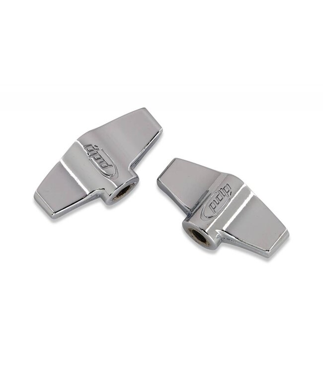 PDP 6mm Wing Nut, Chrome, 2 Pack