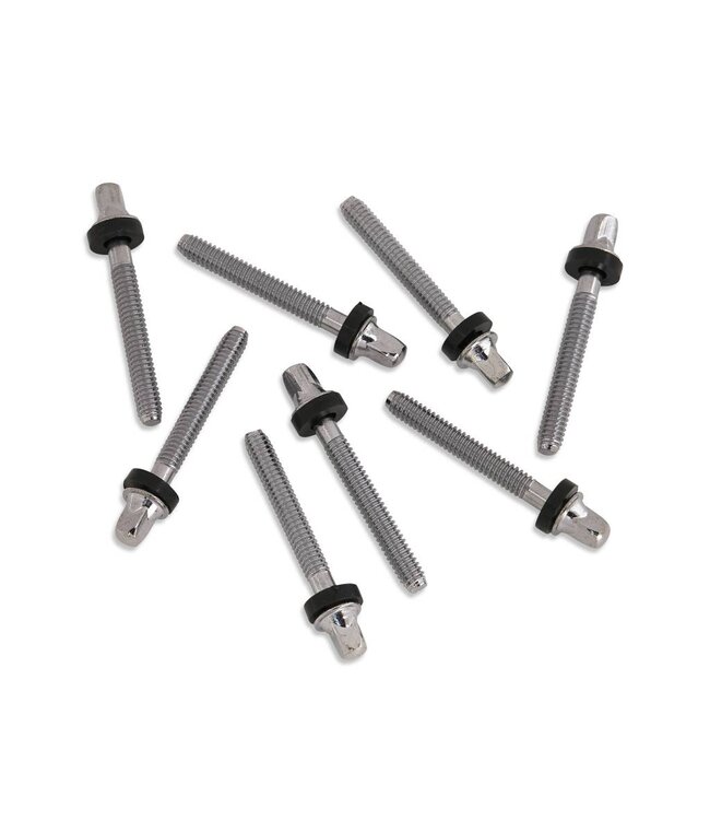 PDP 12-24 Standard Tension Rod, Chrome, 42mm, 8 Pack