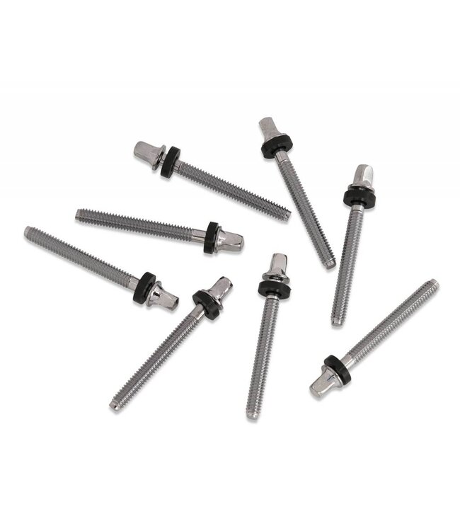 PDP 12-24 Standard Tension Rods, Chrome, 50mm, 8 Pack