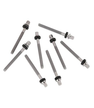 PDP PDP 12-24 Standard Tension Rods, Chrome, 60mm, 8 Pack