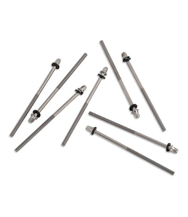 PDP True-Pitch Tension Rods, 110mm, 8 Pack
