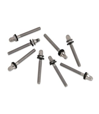 PDP PDP True-Pitch Tension Rods, Chrome, 42mm, 8 Pack