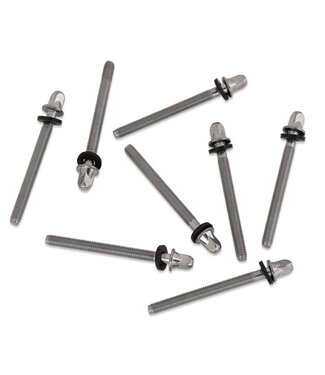 PDP PDP True-Pitch Tension Rods, Chrome, 55mm, 8 Pack